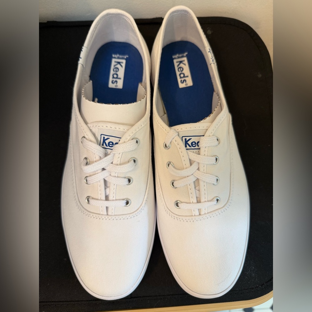 Keds Champion White Canvass Shoes